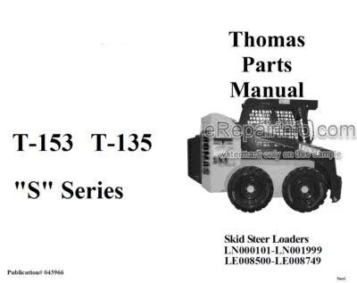 thomas 153 skid steer no power to vehicle|thomas skid steer replacement parts.